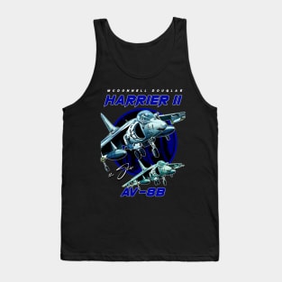 Harrier II AV-8B Ground-Attack Aircraft Fighterjet Tank Top